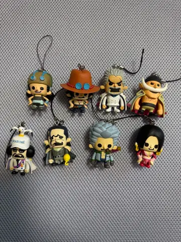 원피스 피규어형 스트랩 8개 세트