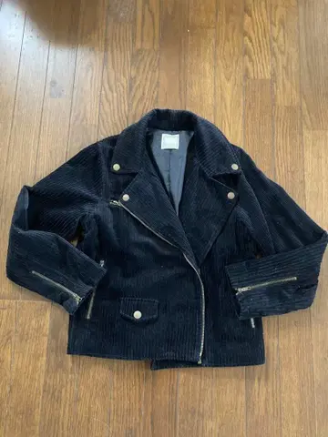 Factor 코듀로이 라이더 자켓 블랙