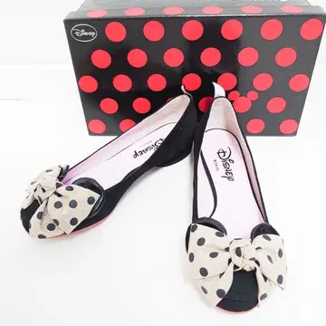 DIANA 다이애나 Disney 펌프스 리본 미니 마우스 22.5cm