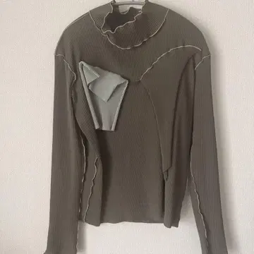 kotohayokozawa 긴팔 하이넥 상의