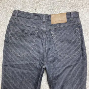 Ermenegildo Zegna w30 스트라이프 데님 팬츠 그레이