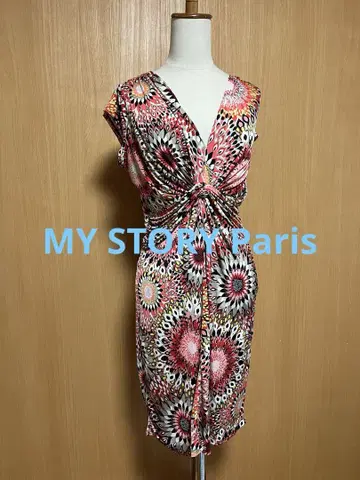 MY STORY paris 고급 사라사라 원피스 드레스 38
