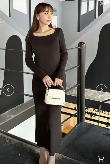 고베 레터스 새상품 신색 오카베 아유미 원피스