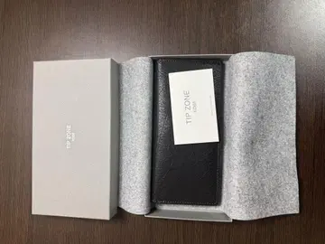 TIP ZONE 다크 브라운 장지갑 미사용