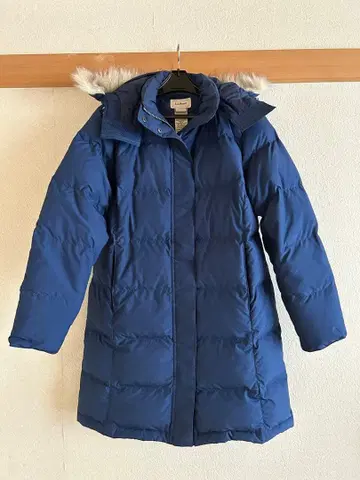 L.L.Bean 후드 부착 다운 코트