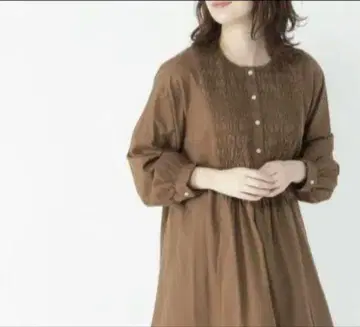 스튜디오 클립 미사용 스모킹 튜닉 마론 테라코타