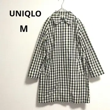 [유니클로] 뷰티풀피플 콜라보 깅엄 체크 코트 M