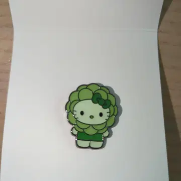 일본관 조류 헬로키티 핀 배지 코에 만박 조류 키티 산리오