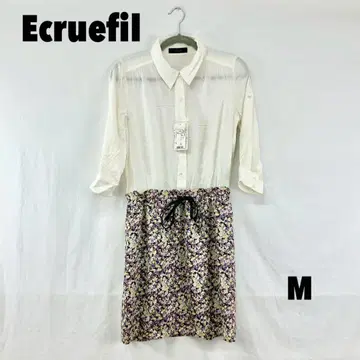 W0591S Ecruefil 무릎 기장 원피스