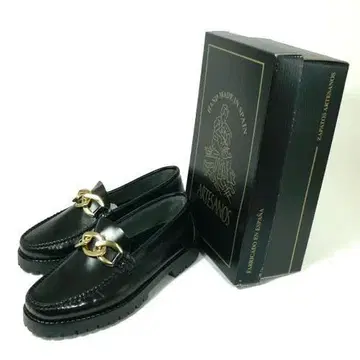 ARTESANOS 로퍼 24.5cm EU39 L/BLK