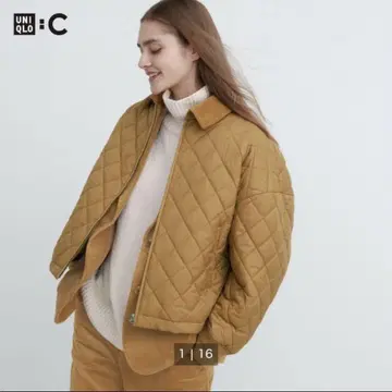 UNIQLO C 퍼프테크 블루종 XS 미사용 택 포함