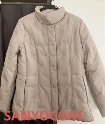 SANYO COAT 다운 자켓 미들 기장 다운 80%
