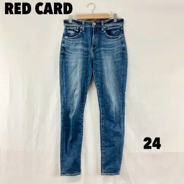 W0586T RED CARD 데님 청바지