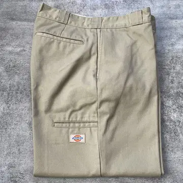 Dickies 더블니 워크 팬츠 34 카키, 베이지