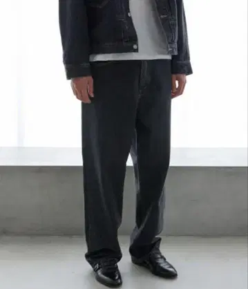 URBAN RESEARCH 어반 리서치 와이드 테이퍼드 데님 팬츠 L