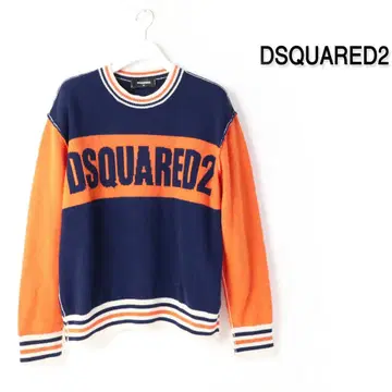 846 하자 Dsquared2 칼리지 맨투맨 울 스웨터 니트 M