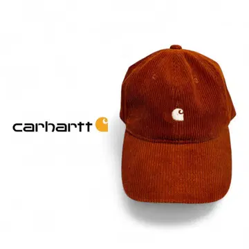 carhartt 칼하트 코듀로이 캡 오렌지