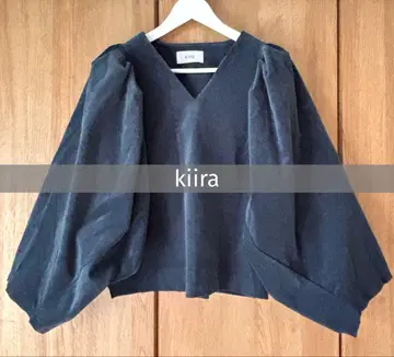 kiira 코듀로이 블라우스 다크 그린