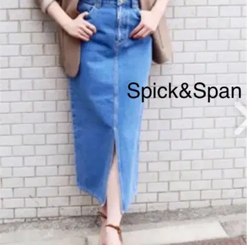 SPICK AND SPAN 데님 타이트 스커트 L