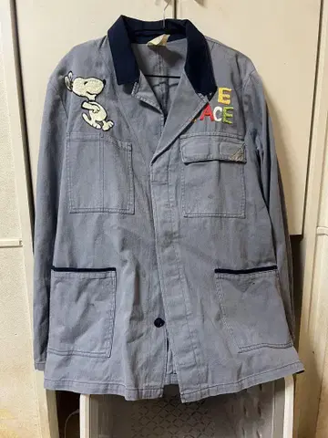 90s 오버롤 자켓 검 수베니어 스카잔 빈티지