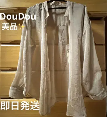 새상품급 DouDou 시어 셔츠 DOUDOU 드두 셔츠 블라우스