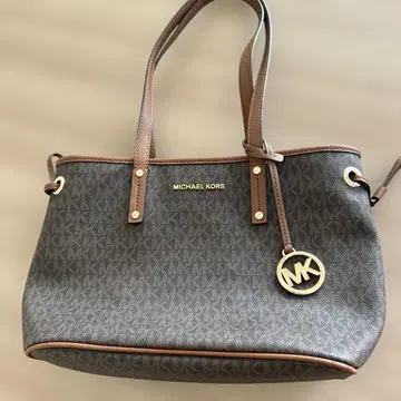 MICHAEL KORS 브라운 토트백
