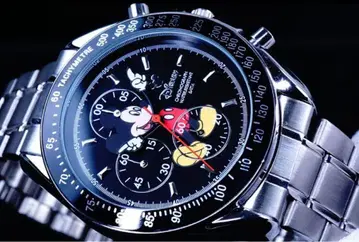 Disney MICKEY 스피드 마스터 크로노그래프 미키 손목시계