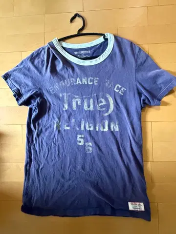 트루 릴리젼 네이비 반팔 티셔츠 MADE IN USA