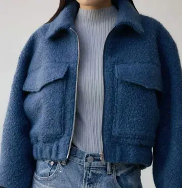 AZUL BY MOUSSY 부클 빅 포켓 코트 S 사이즈