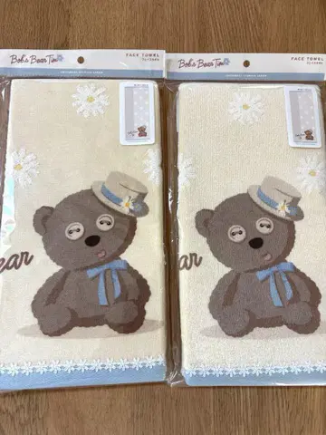 USJ 미니언 팀 곰 타월 2개 세트