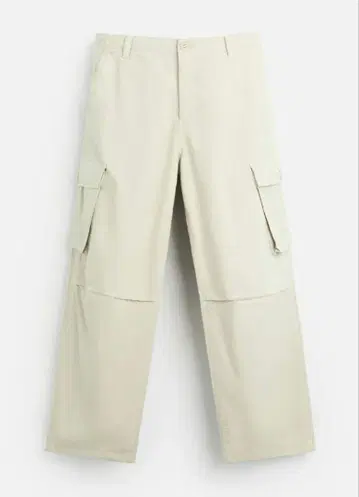 ZARA 릴랙스 핏 카고 팬츠 베이지 사이즈 32