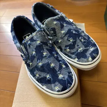 Vans Slip-On 데님 패턴 슬립온