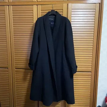 BODY DRESSING 바디 드레싱 블랙 롱 코트