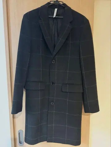 ZARA MAN 체스터 코트 S 롱 코트