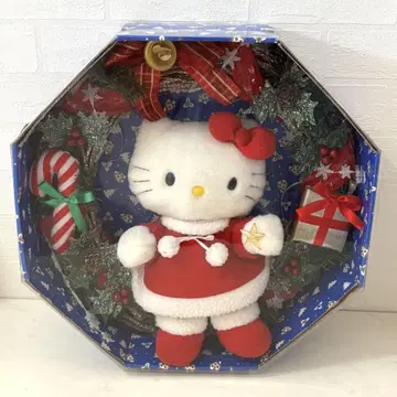 헬로키티 크리스마스 무빙 인형 리스 헤이세이 레트로 2004년 새상품