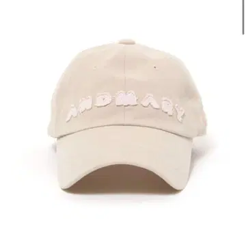 andmary Mary 로고 캡 베이지