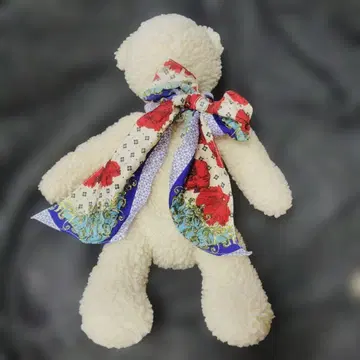 곰 봉제 인형 파우치 보아 벼룩시장