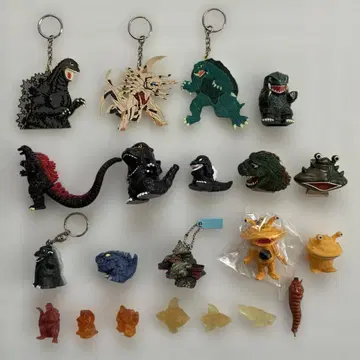 고질라 등 키링 피규어 묶음 판매