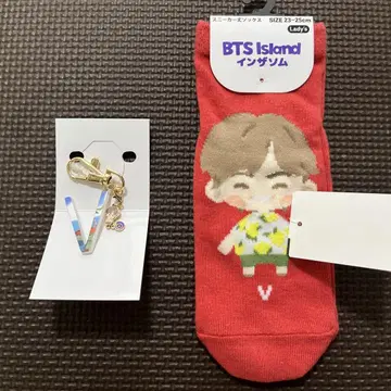 BTS island 인더섬 양말 참 V 태태