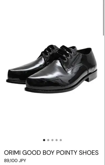 ORIMI GOOD BOY POINTY SHOES 25ss