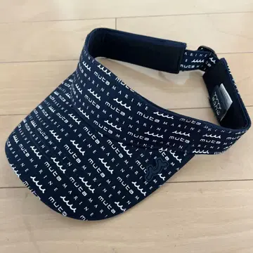 muta 네이비 바이저 파도 무늬 미사용품