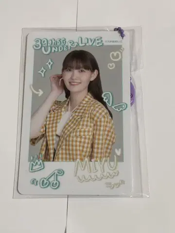 노기자카46 마츠오 미유 39th 언더 라이브 랜덤 굿즈