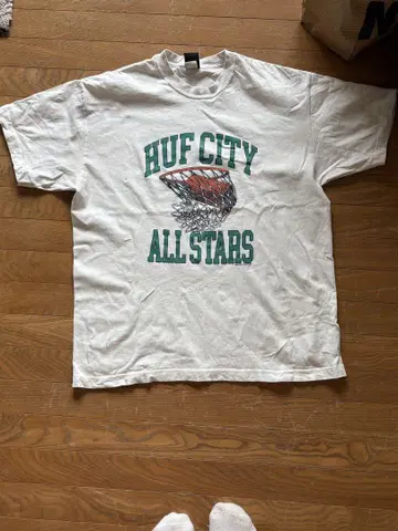HUF CITY ALL STARS T셔츠 L 사이즈 화이트