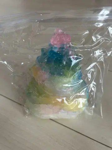 컬러풀 클리어 성 케이크