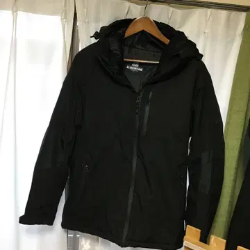 AEGIS ALL WEATHER GEAR 블랙 다운 자켓 LL