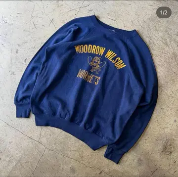 70-80s Sears HORNETS 래글런 슬리브 맨투맨