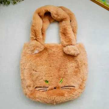 하루캣 토트 퍼 토트 카멜 [ SPRUCE ] 고양이 토트백