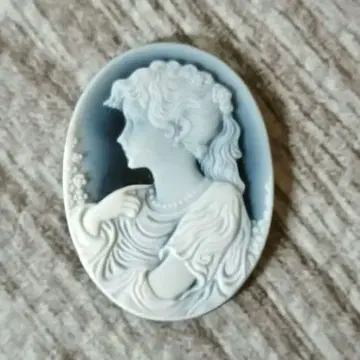 카메오 펜던트 탑 브로치