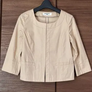 내추럴 뷰티 베이직 노카라 자켓
