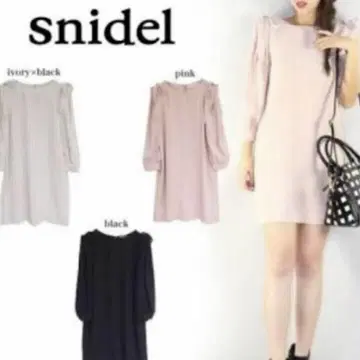 새상품급 snidel 스나이델 리본 미니 원피스